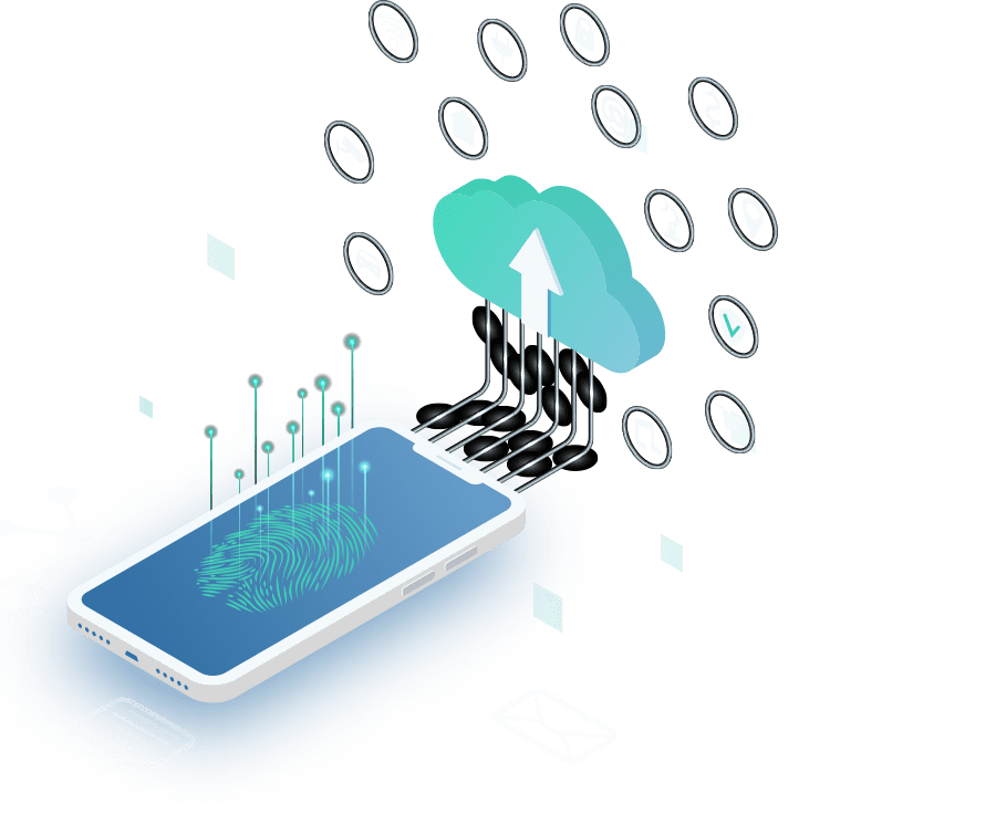 Mobile Phone Security, Mobile Cybersecurity, Cybersecurity Concept Art, VOIP Services, Mobile VoIP